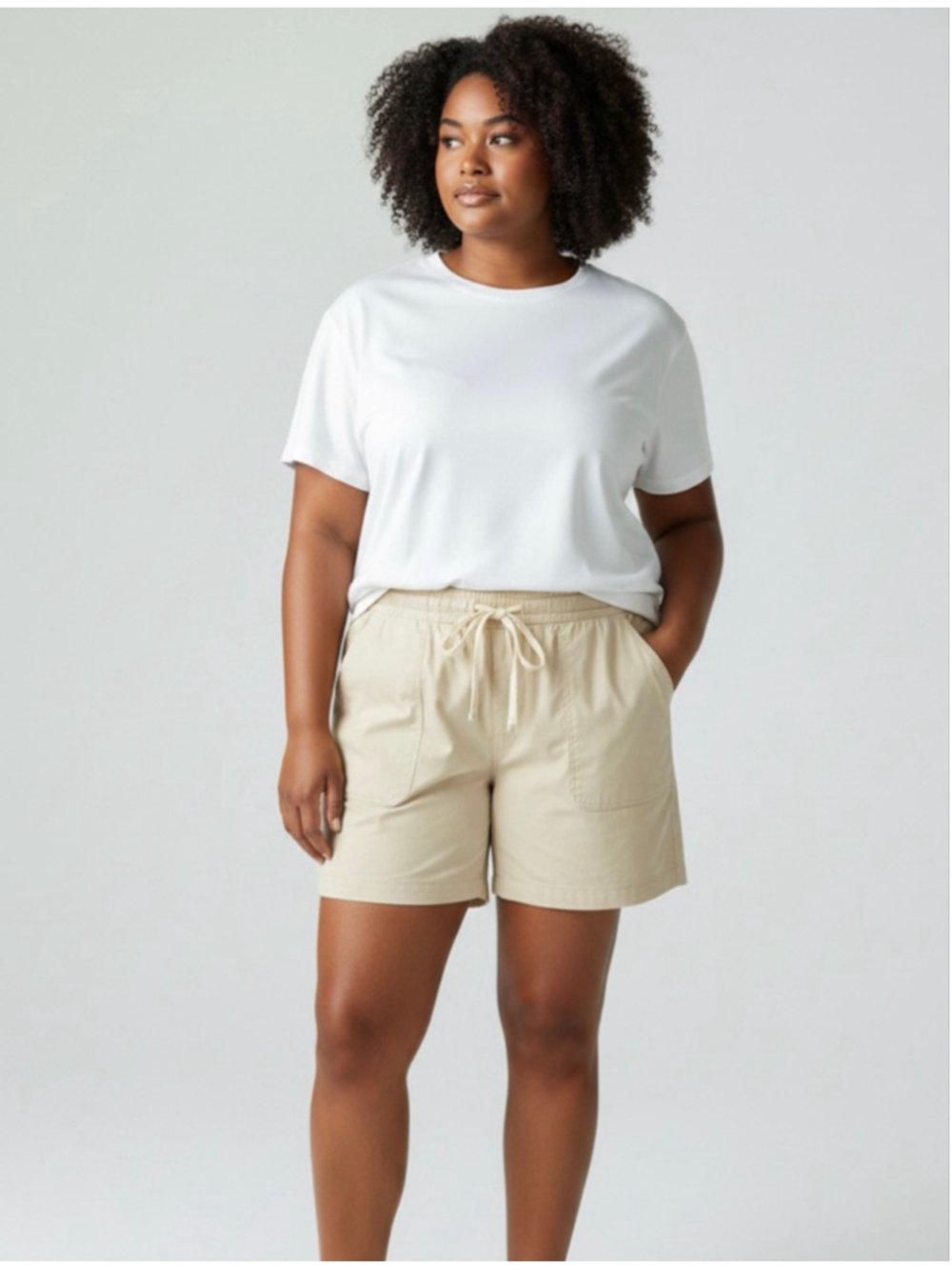 Lane Bryant New Plus Size Linen Blend Shorts